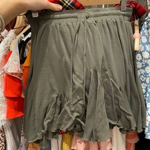 Hazel and Olive green a-line skirt